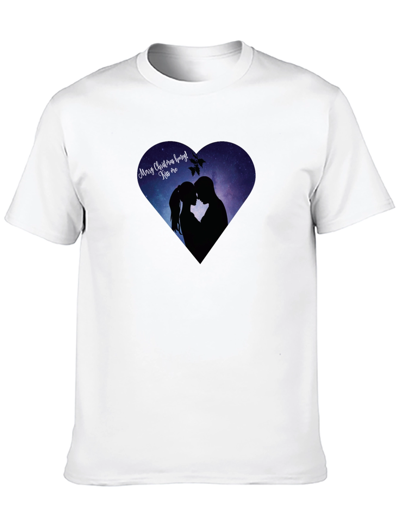 Christmas Kiss Heart Graphic Tee