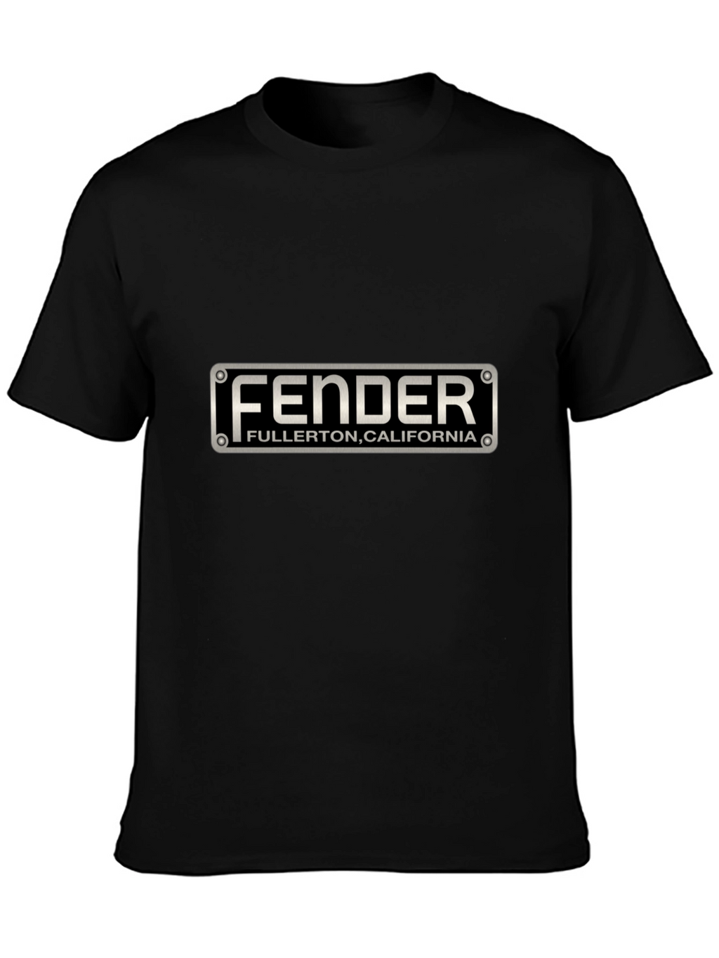 Fender Fullerton California Graphic Black T-Shirt