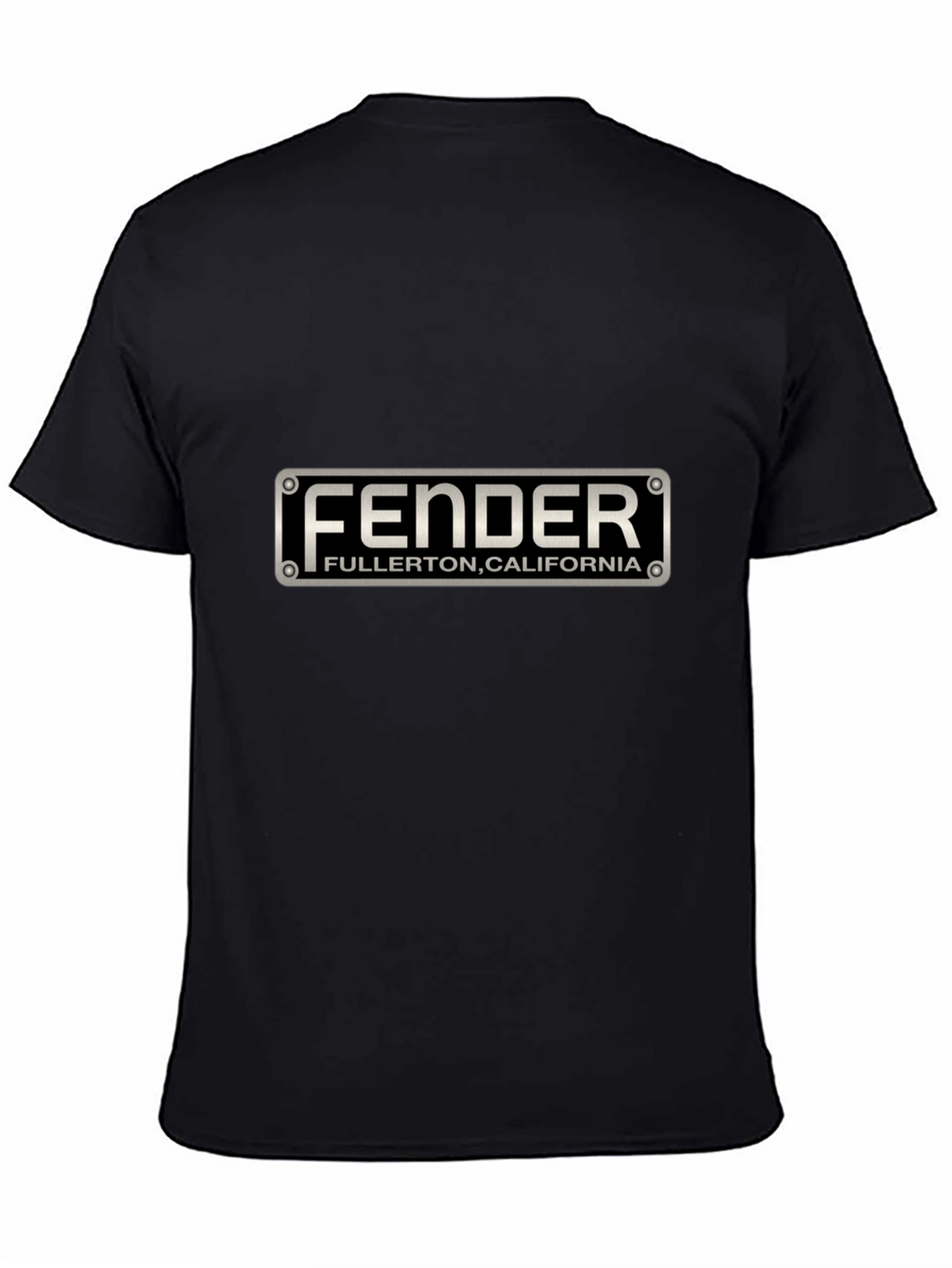 Fender Fullerton California Graphic Black T-Shirt