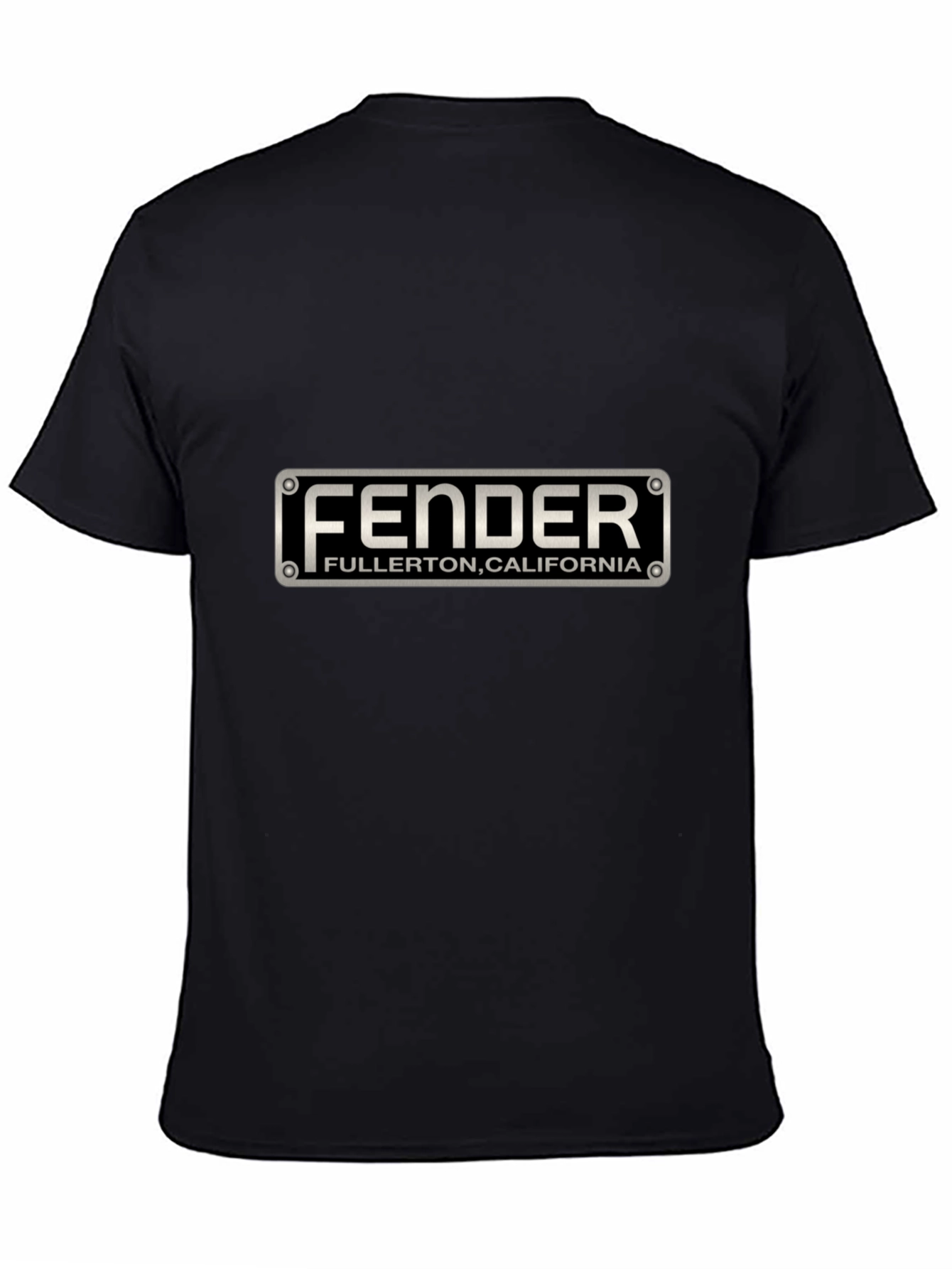 Fender Fullerton California Graphic Black T-Shirt
