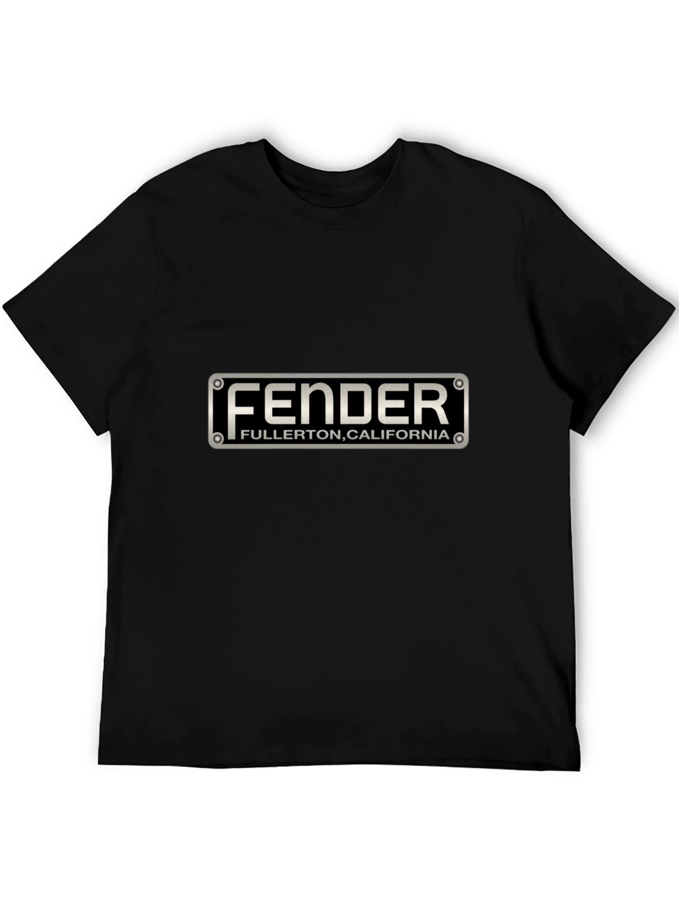 Fender Fullerton California Graphic Black T-Shirt