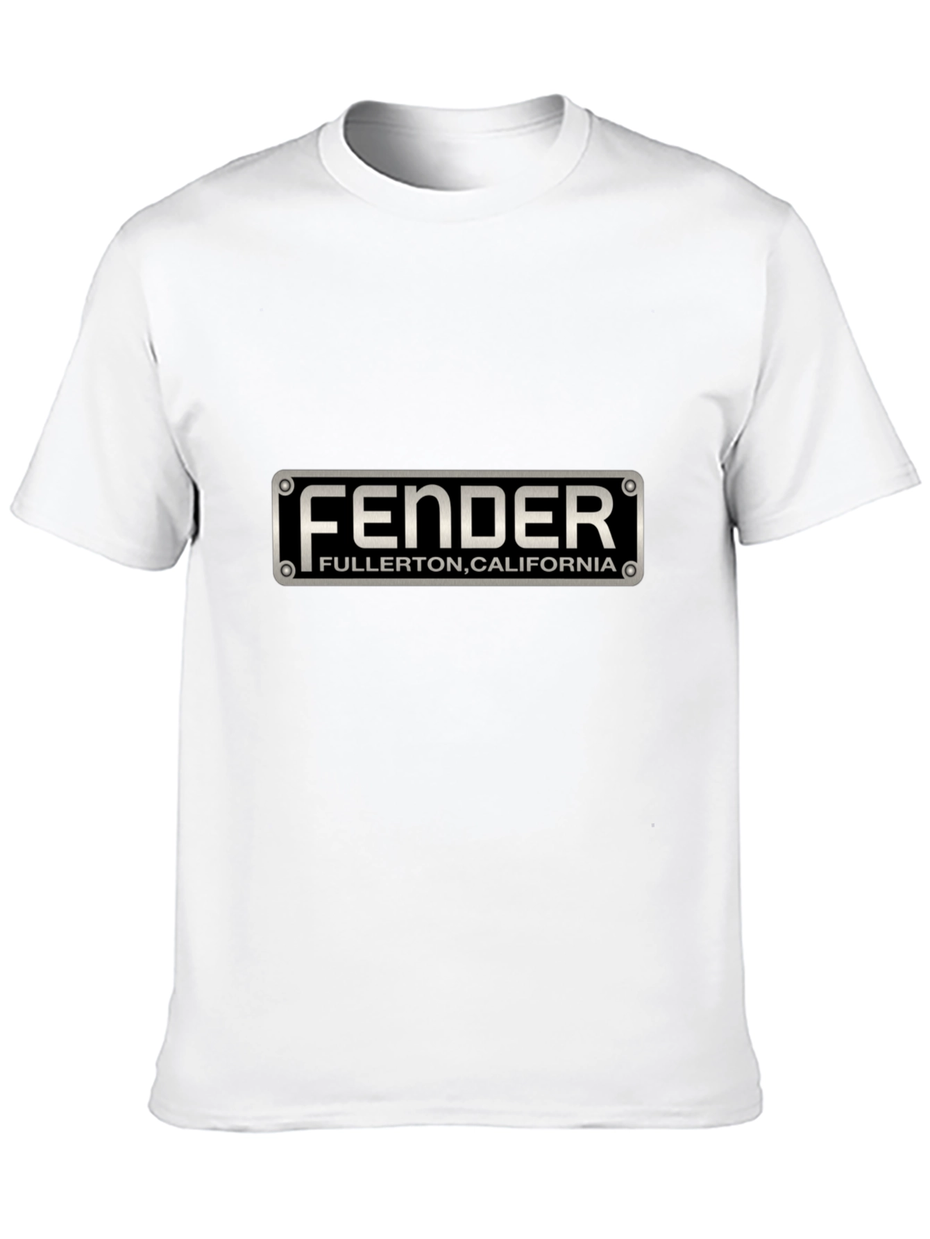 Fender Fullerton California Graphic Black T-Shirt