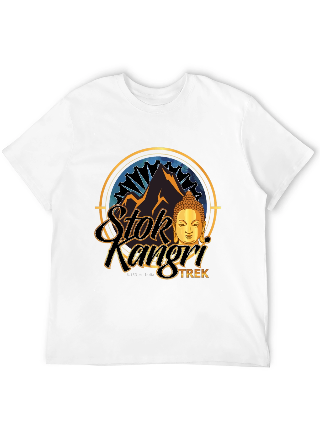 Stok Kangri Trek T-Shirt - Mountain Adventure Tee