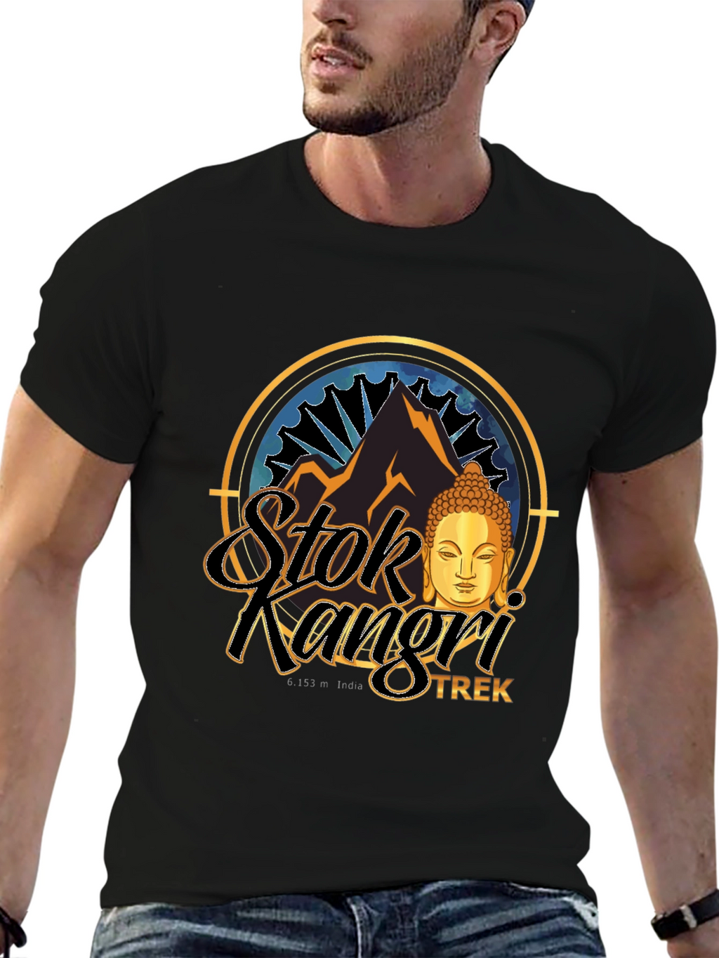 Stok Kangri Trek T-Shirt - Mountain Adventure Tee