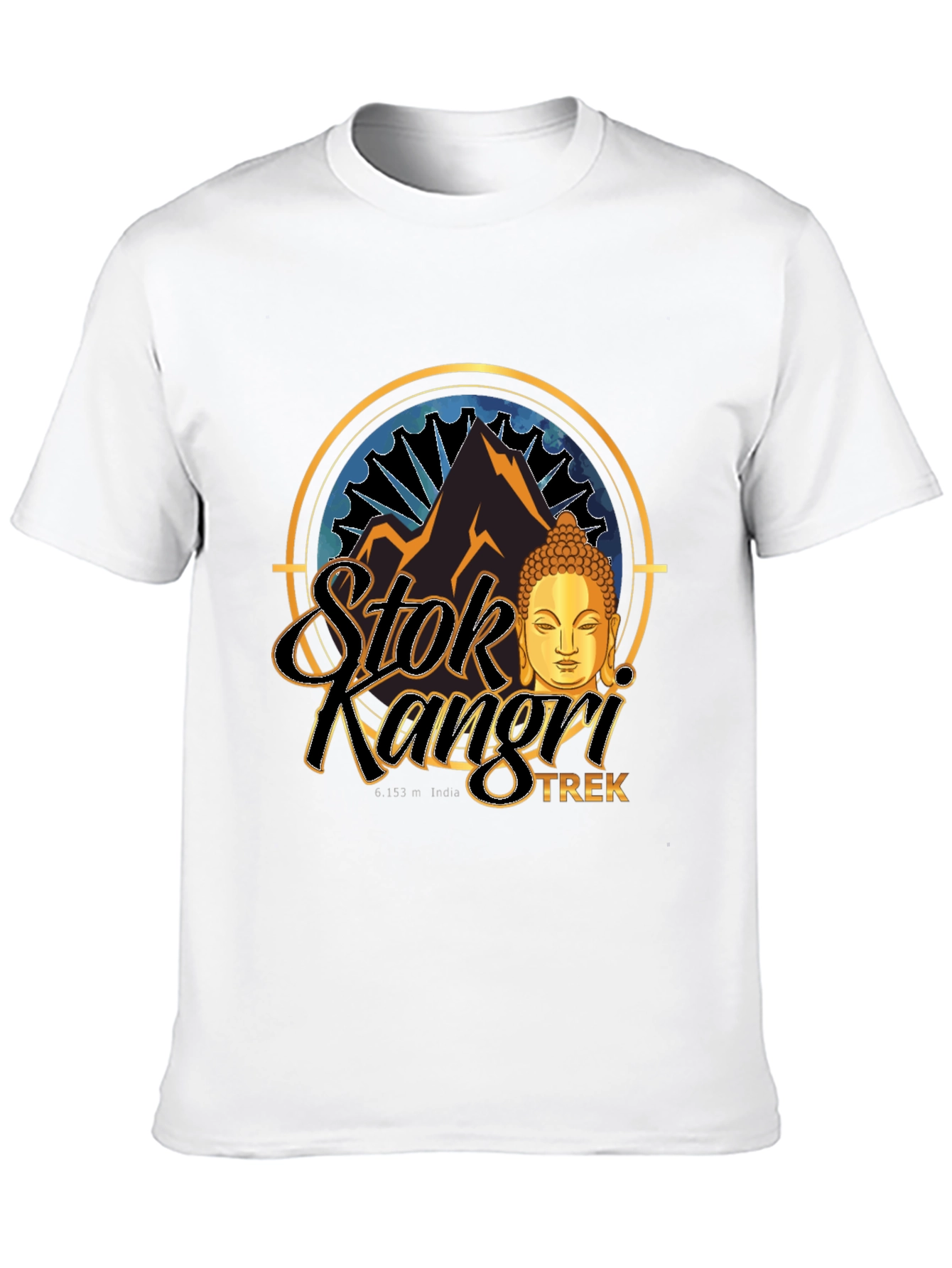 Stok Kangri Trek T-Shirt - Mountain Adventure Tee