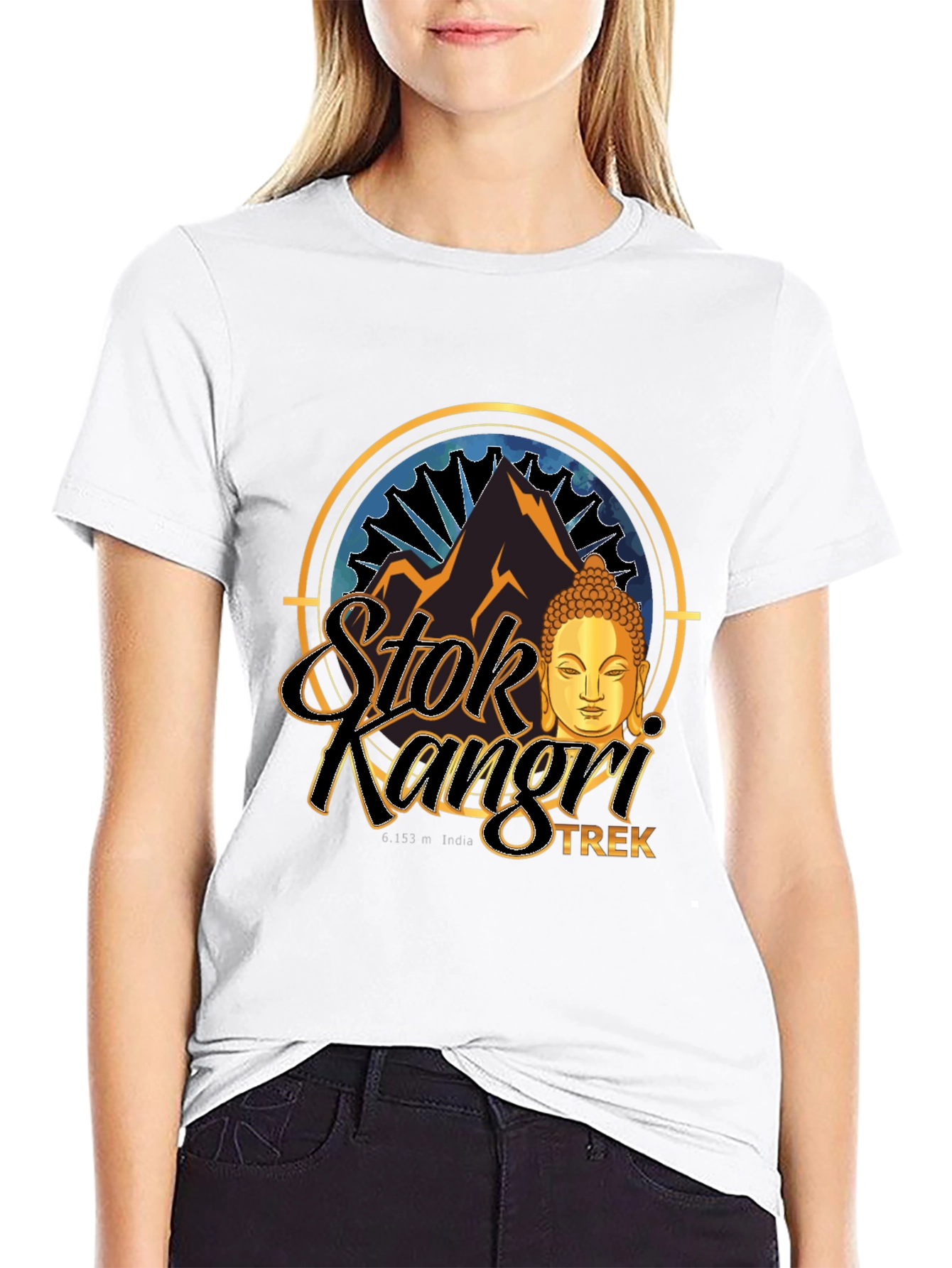 Stok Kangri Trek T-Shirt - Mountain Adventure Tee
