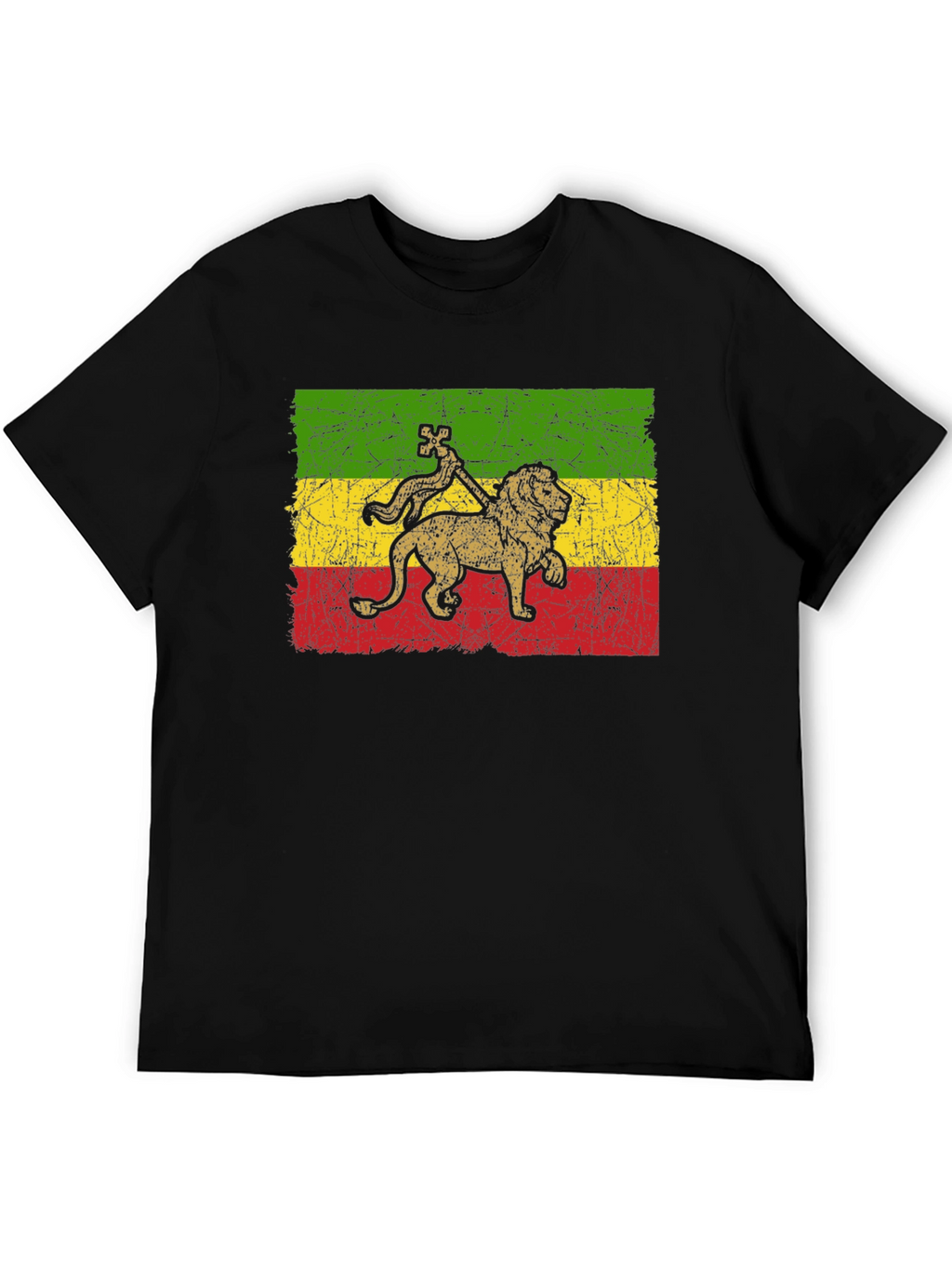 Rasta Lion T-Shirt - Reggae Inspired Graphic Tee