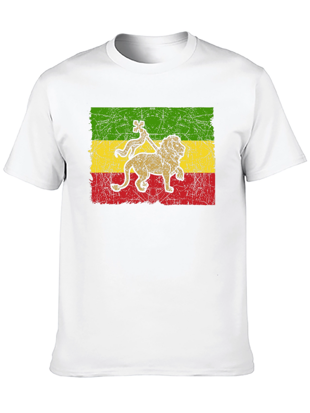 Rasta Lion T-Shirt - Reggae Inspired Graphic Tee