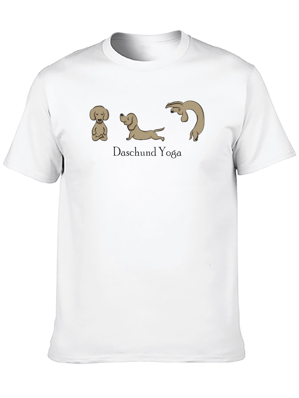 Dachshund Yoga Graphic Tee - Funny Dog Lover Shirt
