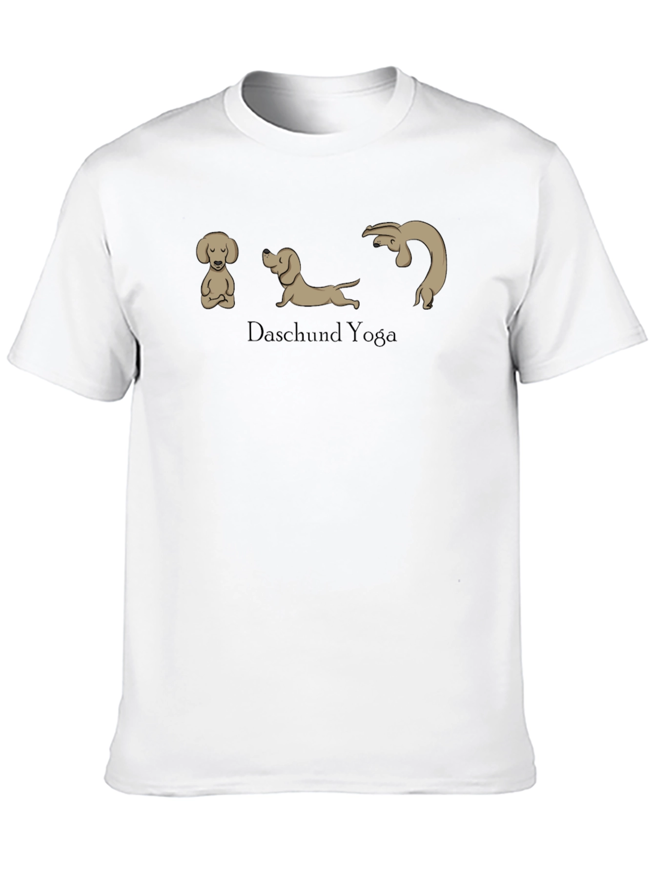 Dachshund Yoga Graphic Tee - Funny Dog Lover Shirt