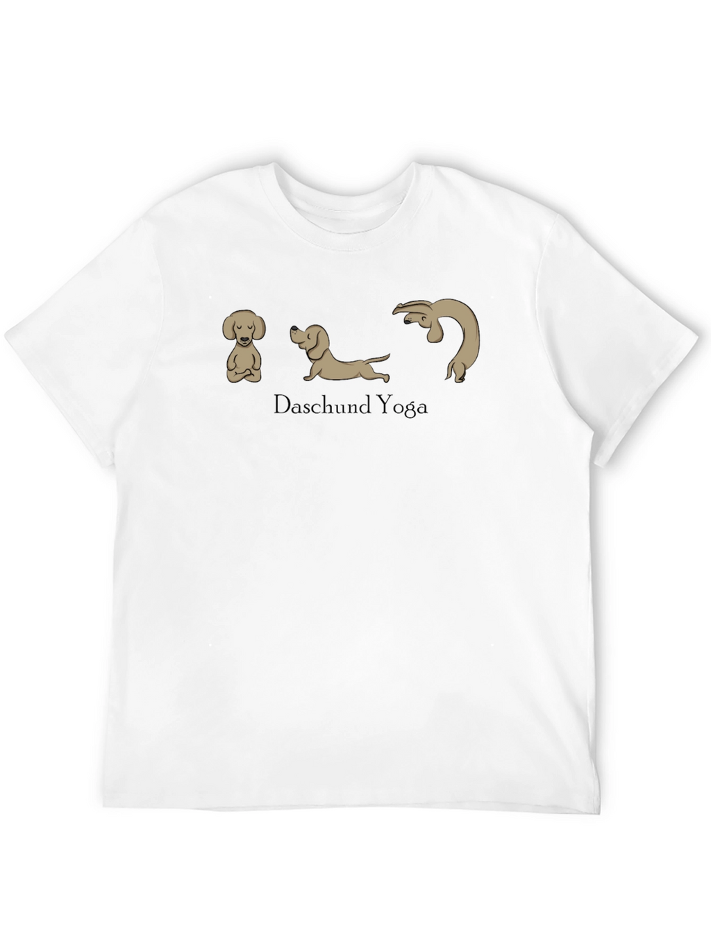 Dachshund Yoga Graphic Tee - Funny Dog Lover Shirt