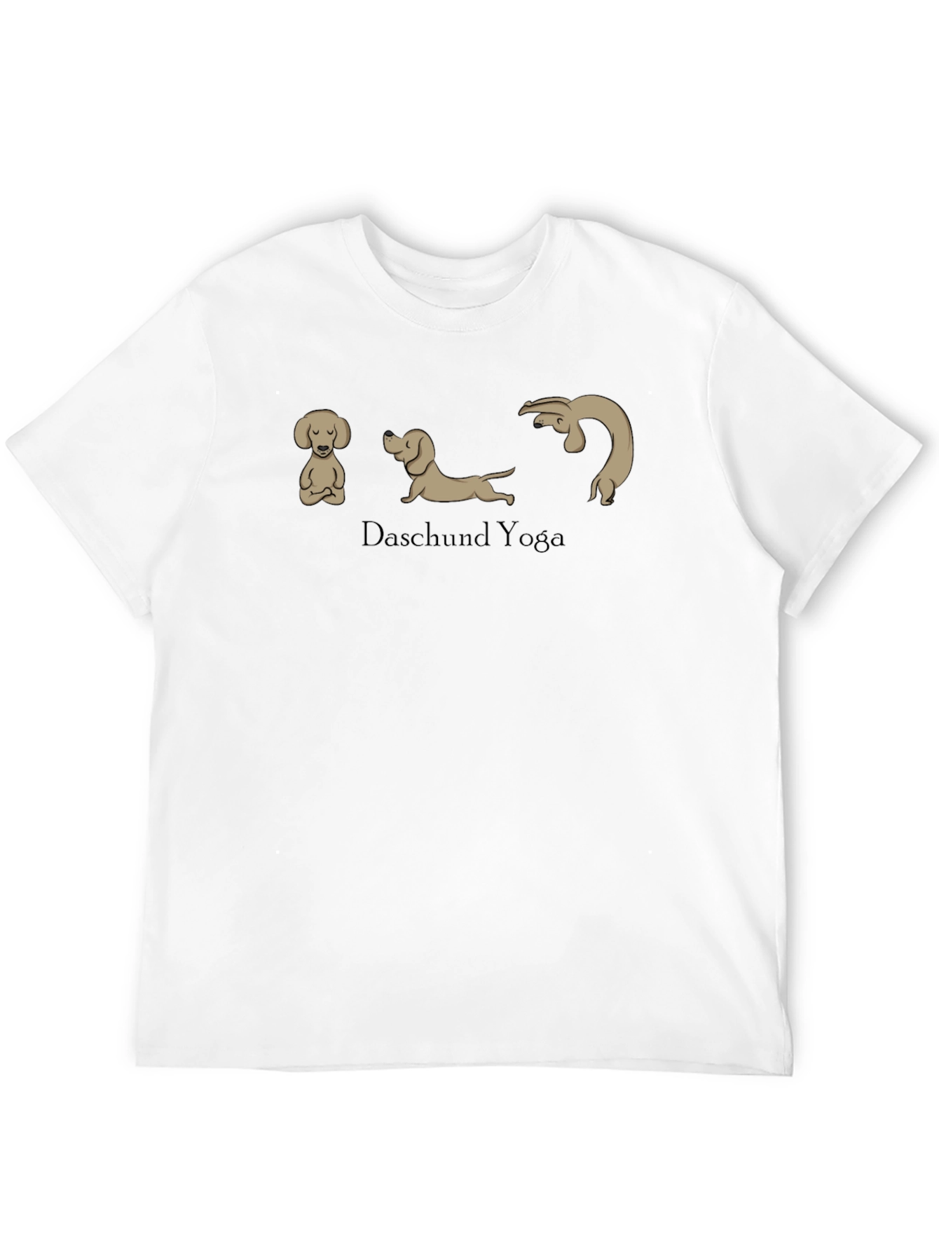 Dachshund Yoga Graphic Tee - Funny Dog Lover Shirt