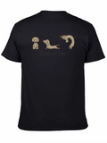 Dachshund Yoga Graphic Tee - Funny Dog Lover Shirt