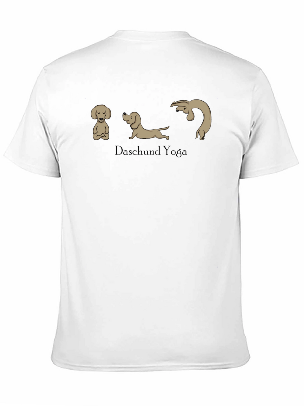 Dachshund Yoga Graphic Tee - Funny Dog Lover Shirt