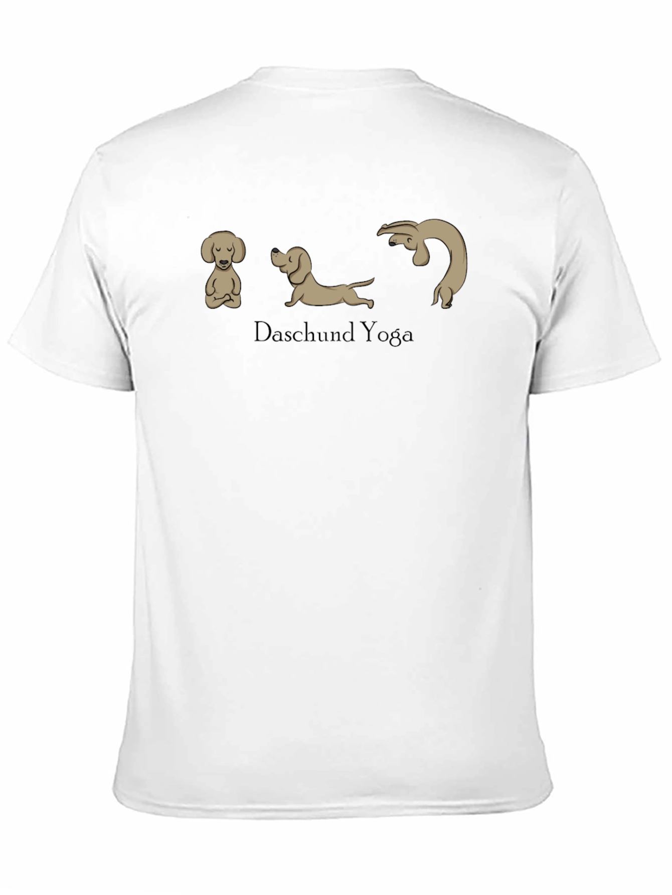 Dachshund Yoga Graphic Tee - Funny Dog Lover Shirt