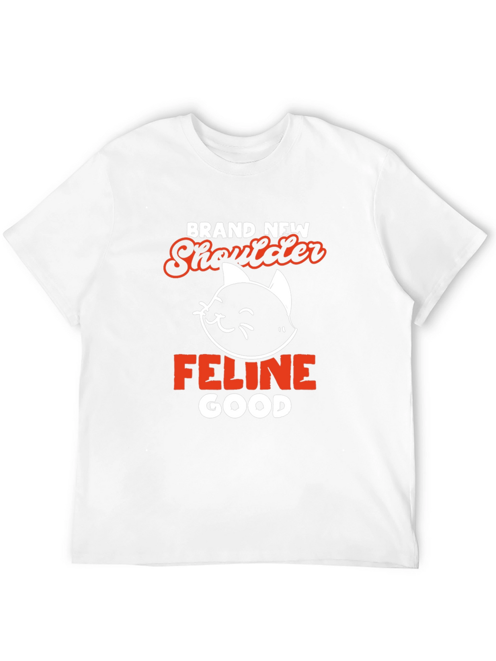 Brand New Shoulder Feline Good Black T-Shirt