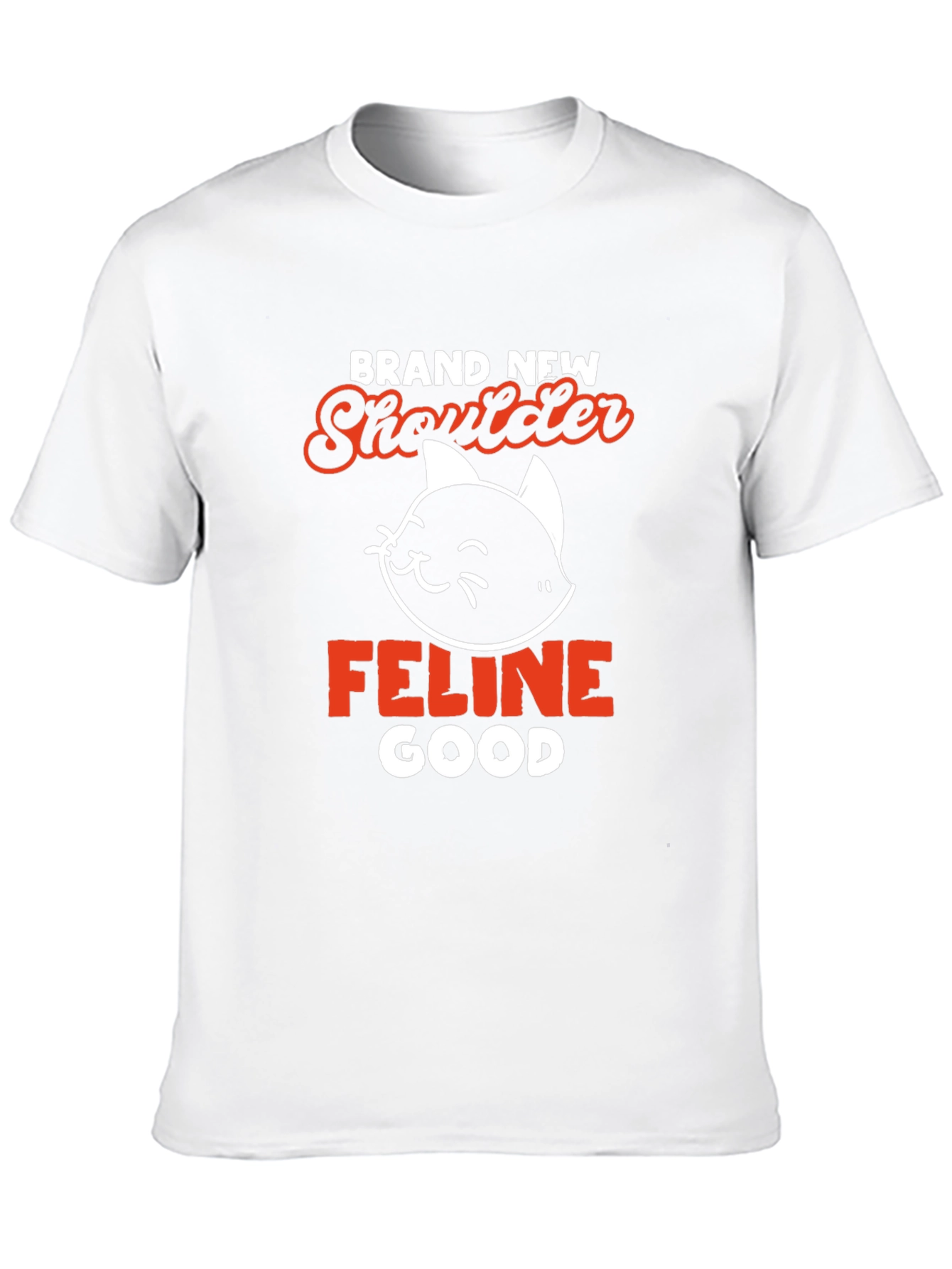 Brand New Shoulder Feline Good Black T-Shirt