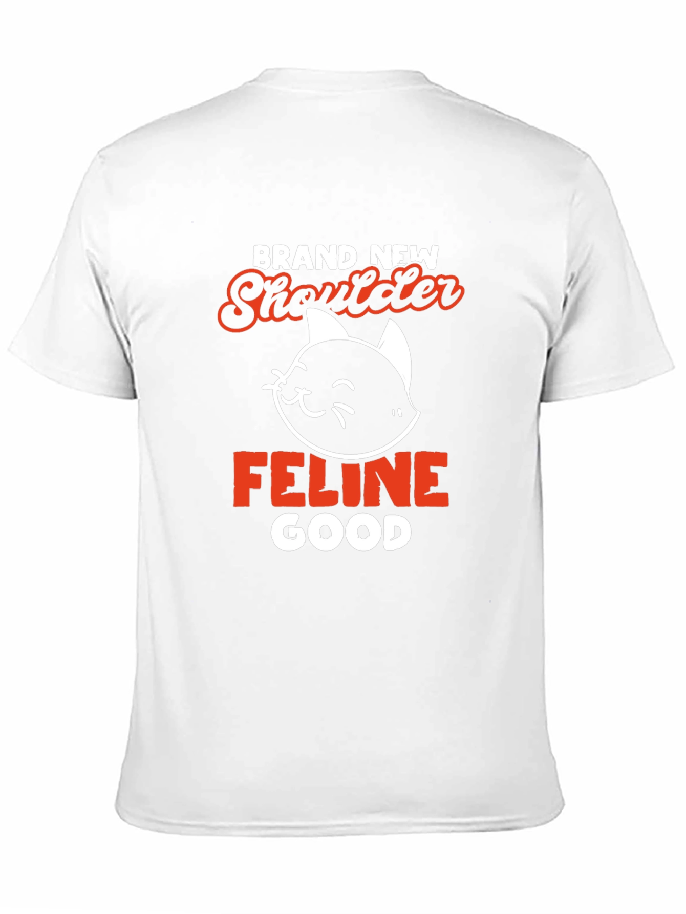 Brand New Shoulder Feline Good Black T-Shirt
