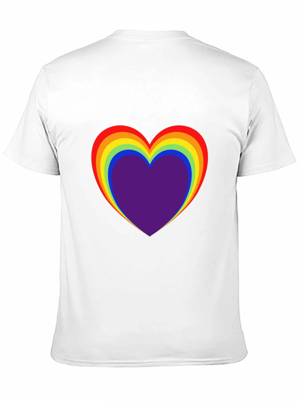 Rainbow Heart Graphic Tee - Pride Shirt