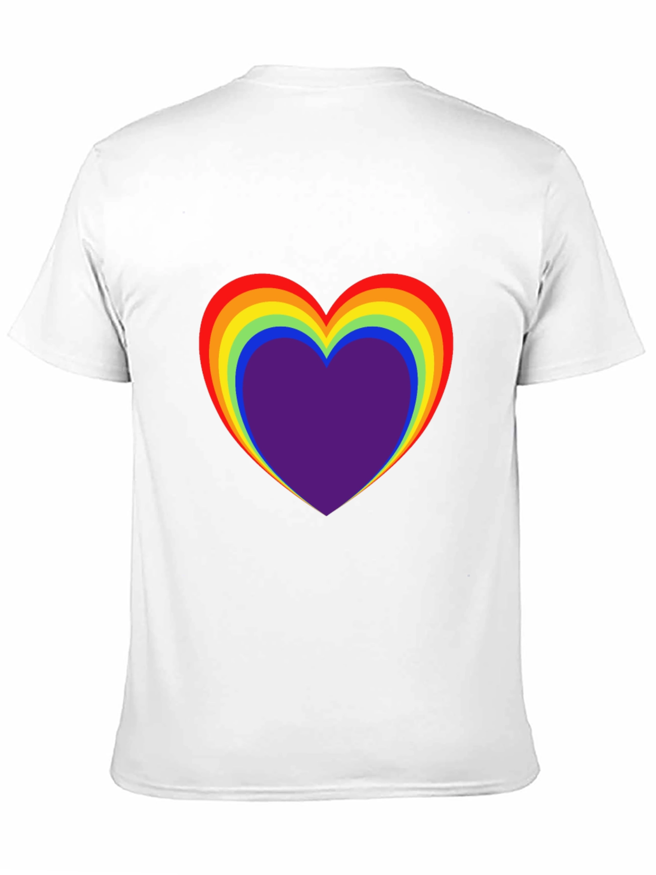 Rainbow Heart Graphic Tee - Pride Shirt