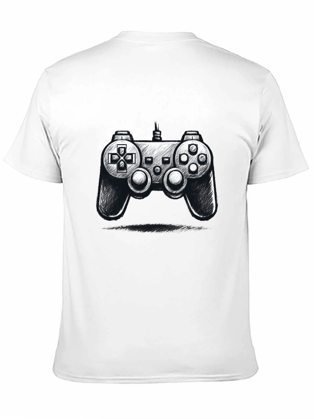 Gamer Style: Black Controller Graphic Tee