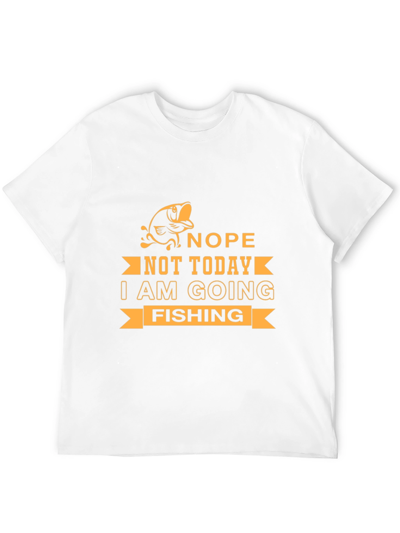 Nope Not Today Fishing Graphic Tee