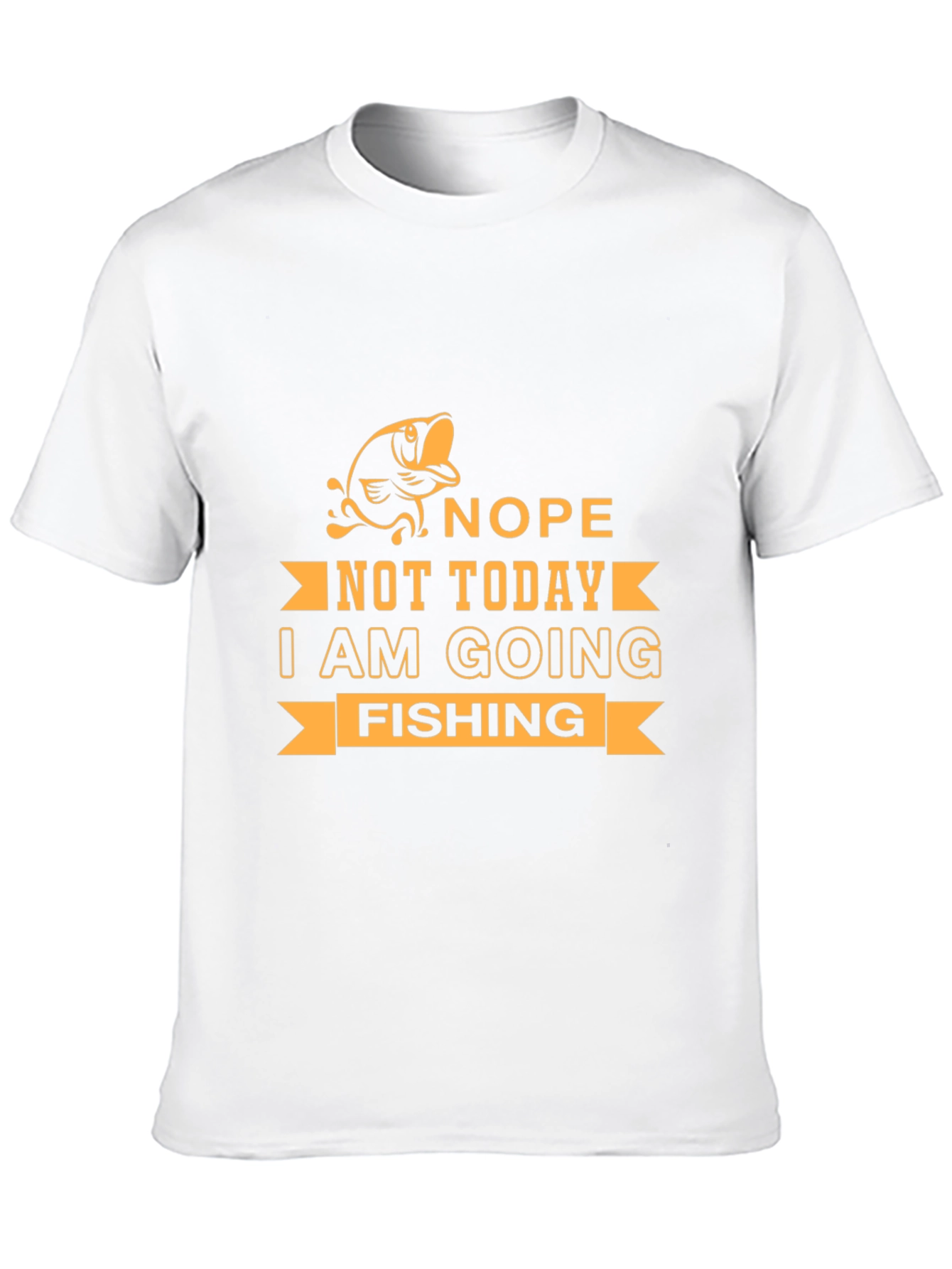 Nope Not Today Fishing Graphic Tee