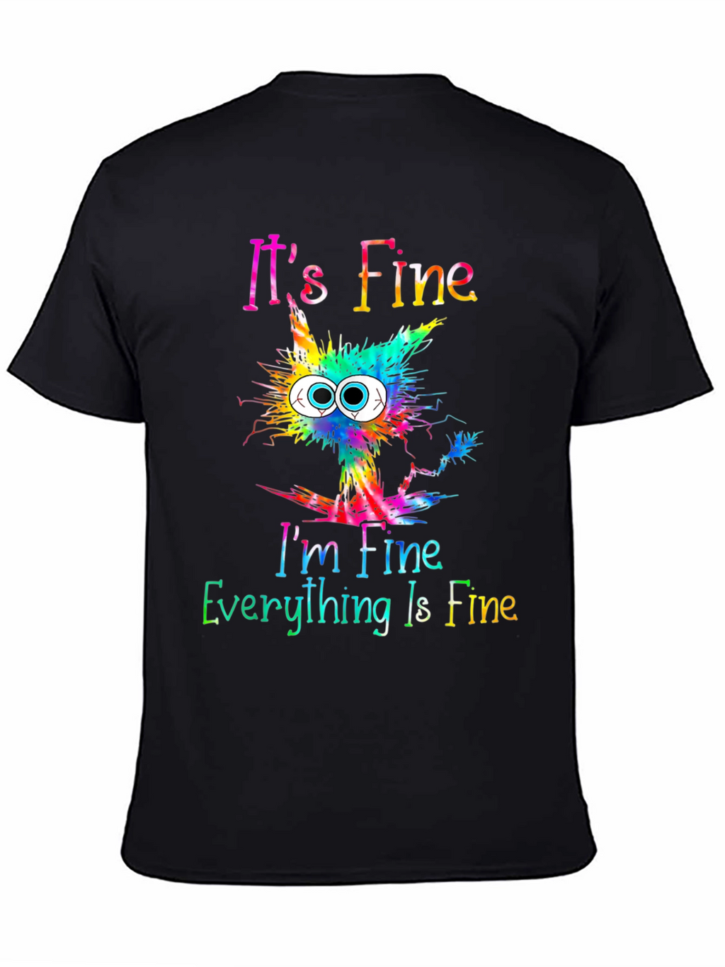 Its Fine Cat Graphic T-Shirt