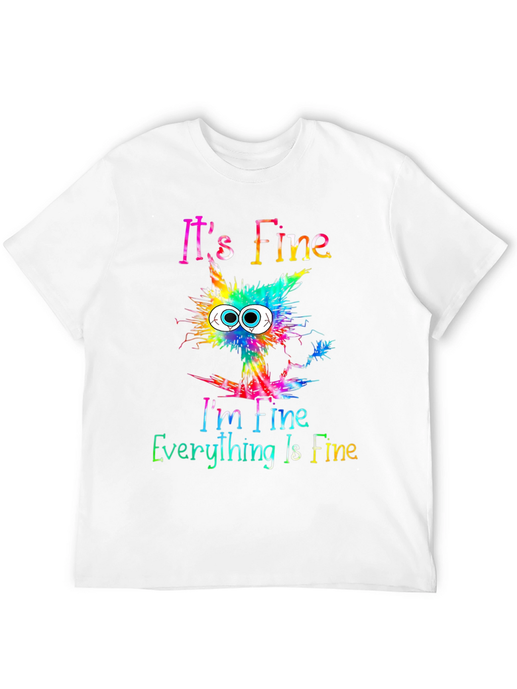 Its Fine Cat Graphic T-Shirt