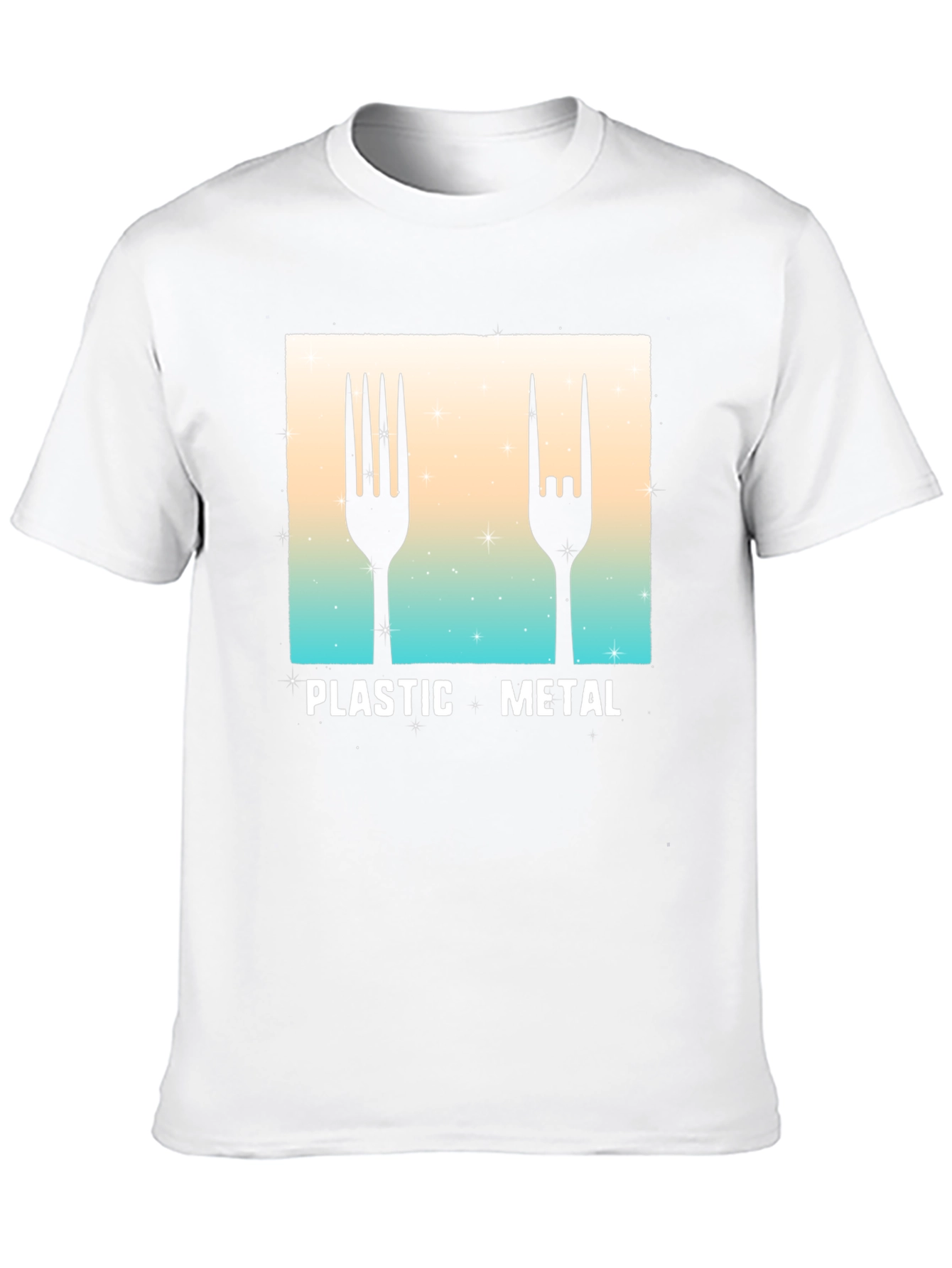 Plastic Metal Graphic Tee - Music Fan T-Shirt