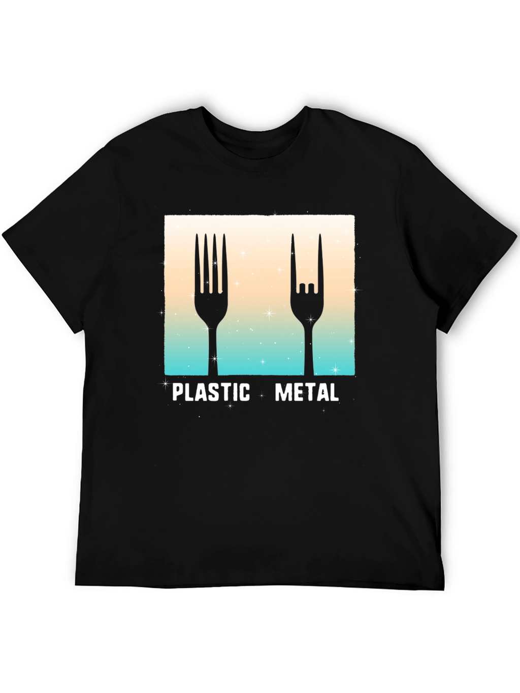 Plastic Metal Graphic Tee - Music Fan T-Shirt