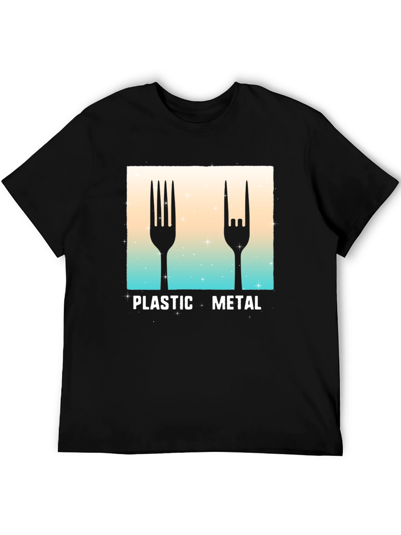 Plastic Metal Graphic Tee - Music Fan T-Shirt
