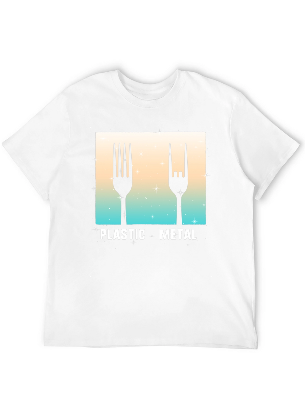 Plastic Metal Graphic Tee - Music Fan T-Shirt