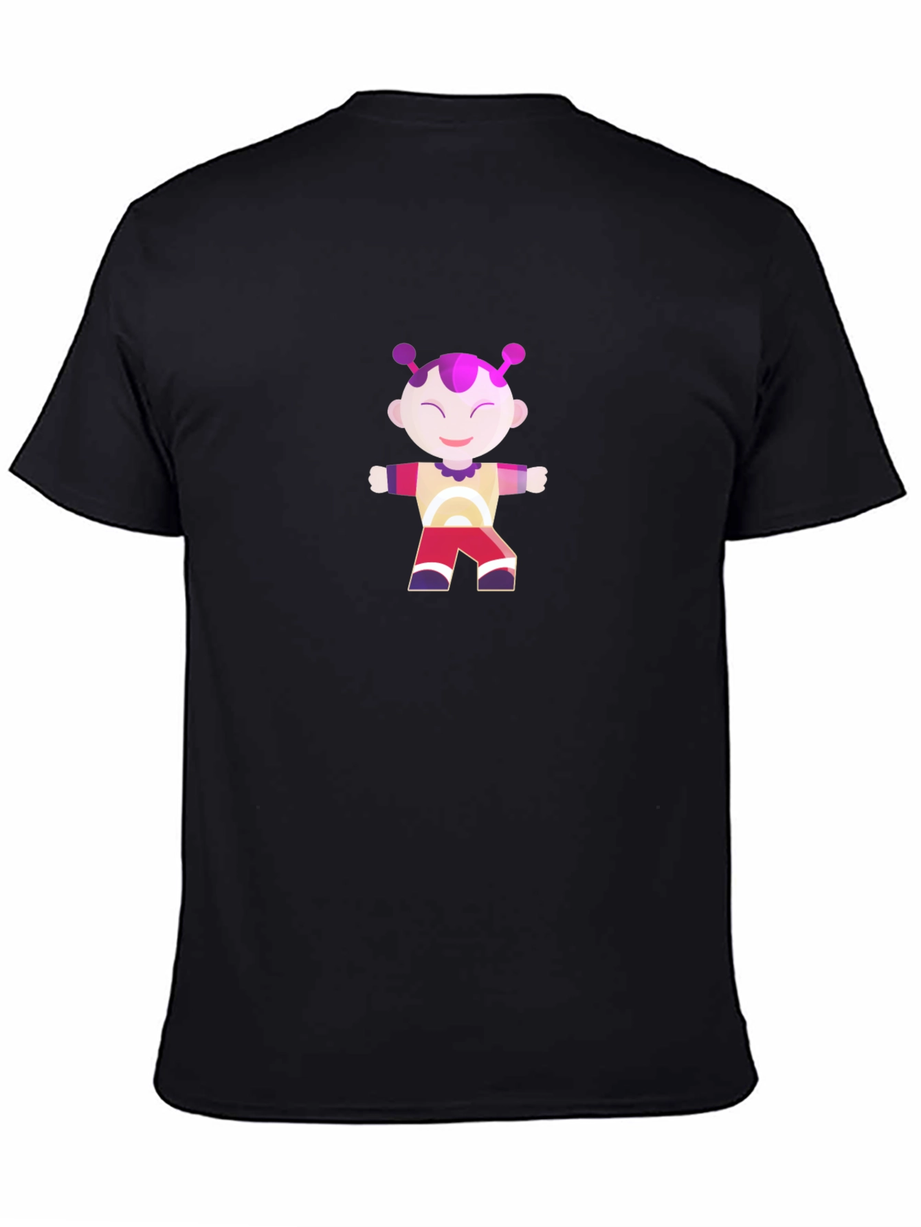 Funny Graphic T-Shirt with Cartoon Alien Design
