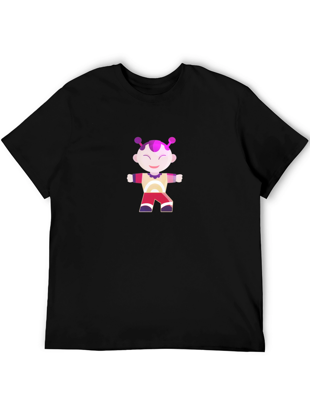 Funny Graphic T-Shirt with Cartoon Alien Design