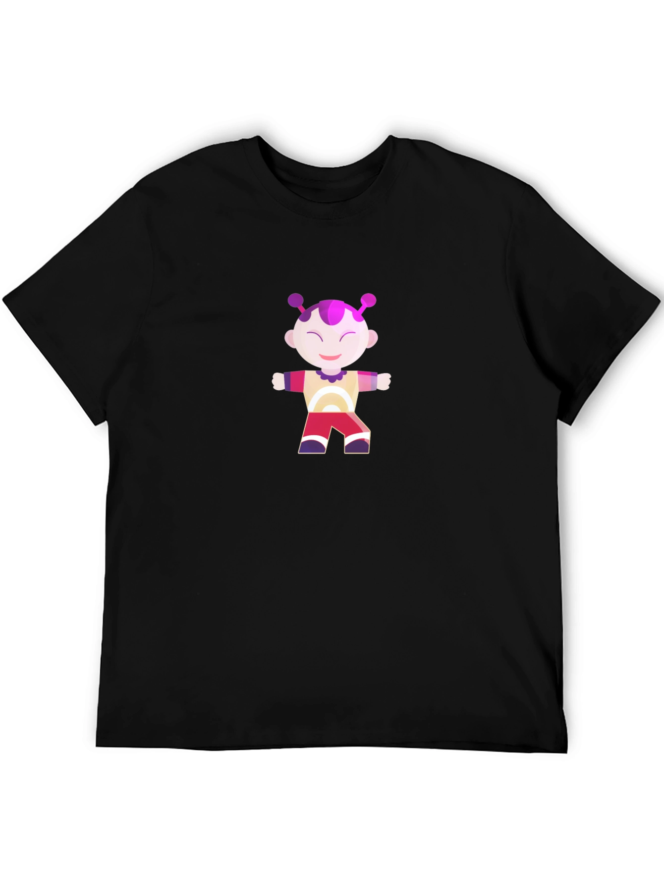 Funny Graphic T-Shirt with Cartoon Alien Design