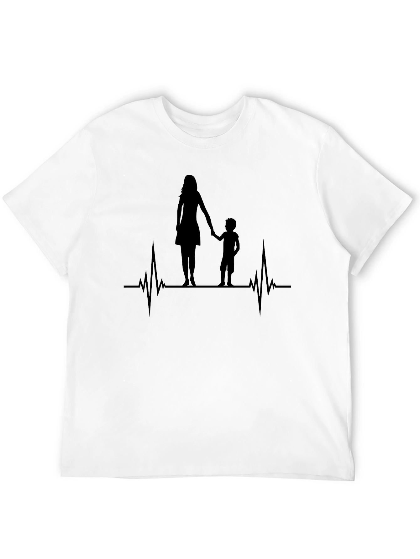 Mother and Child Heartbeat T-Shirt