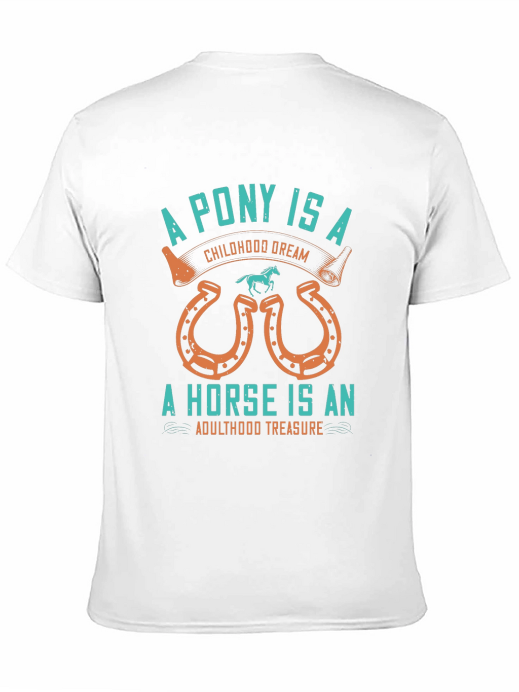 Equestrian Tee: Pony & Horse Graphic T-Shirt