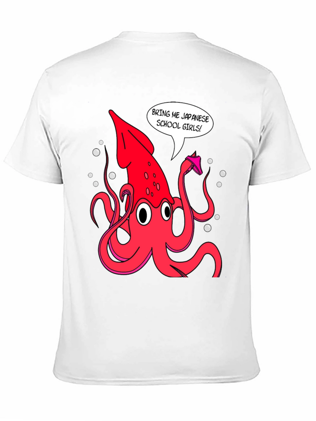 Novelty Squid Graphic T-Shirt
