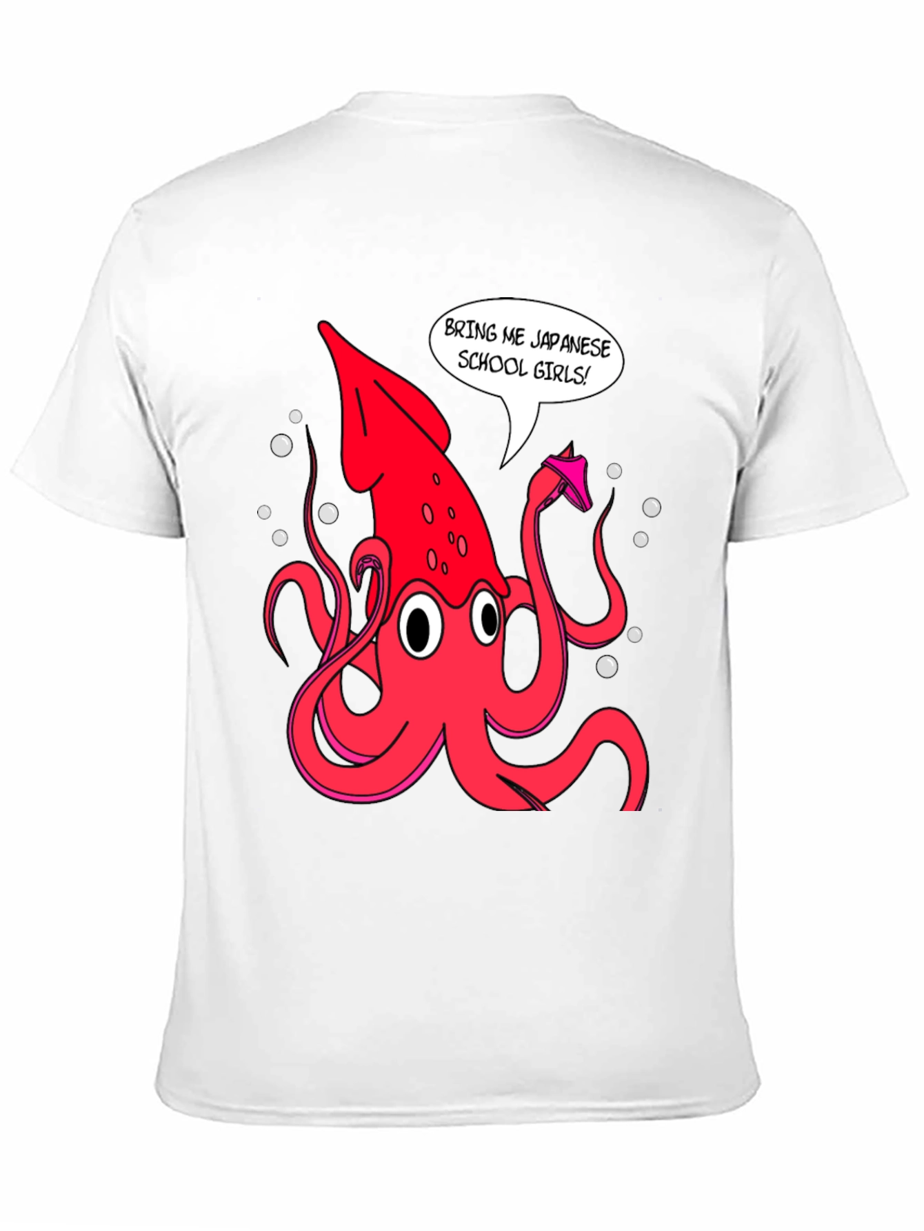 Novelty Squid Graphic T-Shirt