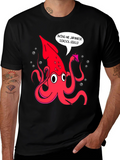 Novelty Squid Graphic T-Shirt
