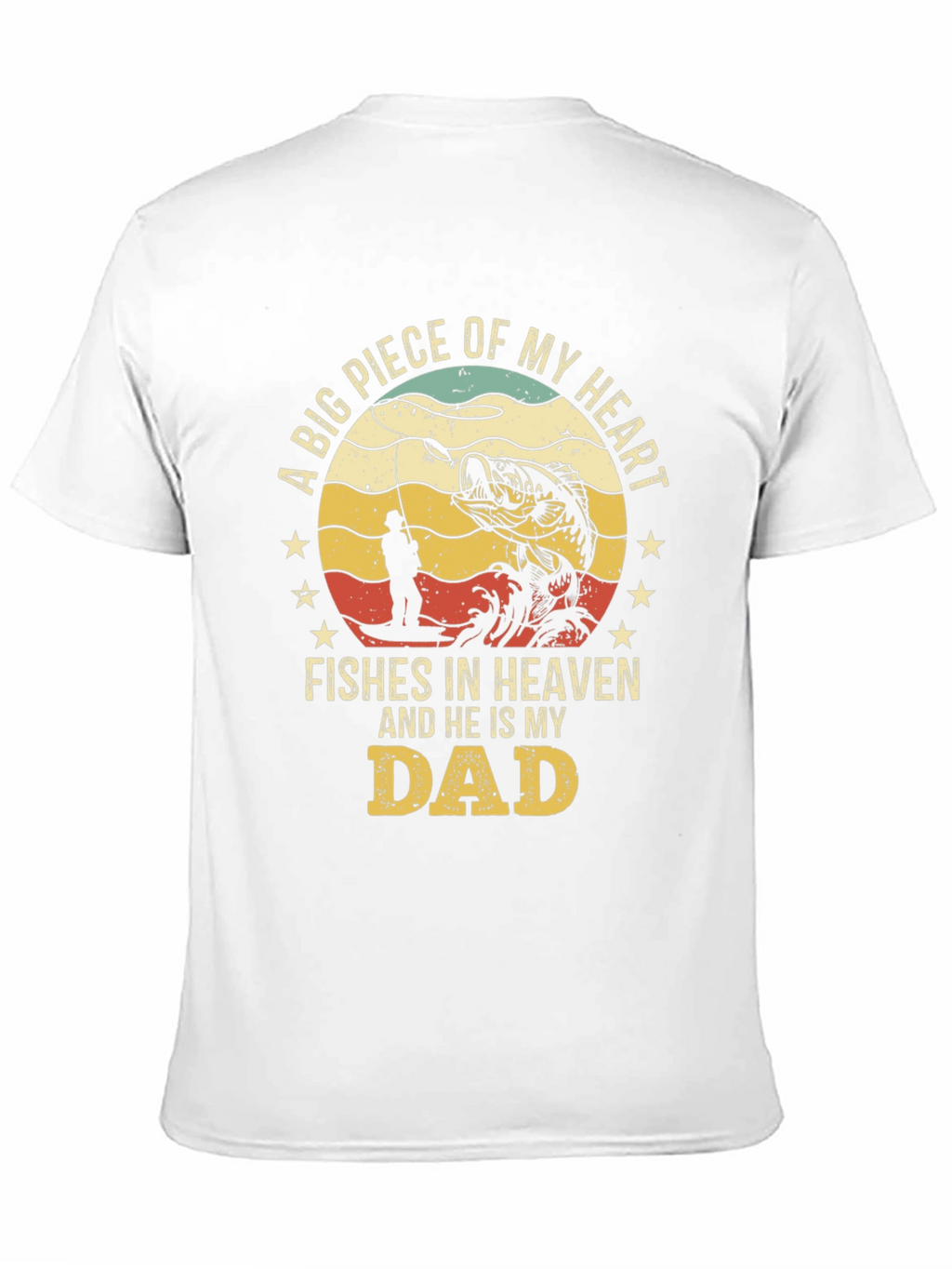 Fishes in Heaven Dad T-Shirt
