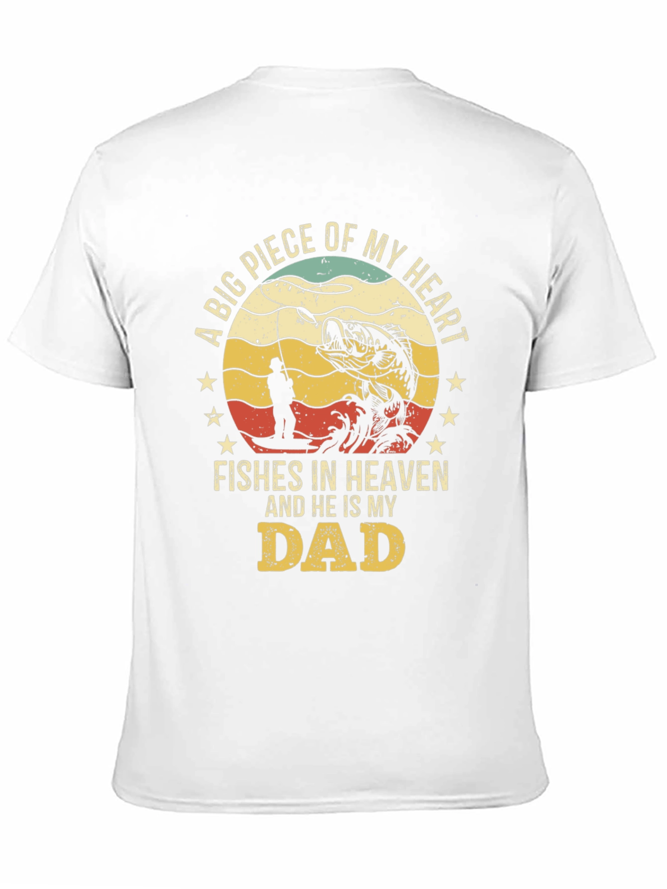 Fishes in Heaven Dad T-Shirt