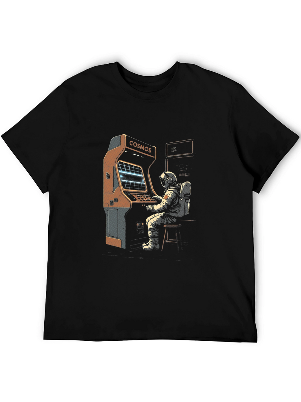 Cosmos Arcade Astronaut Black T-Shirt