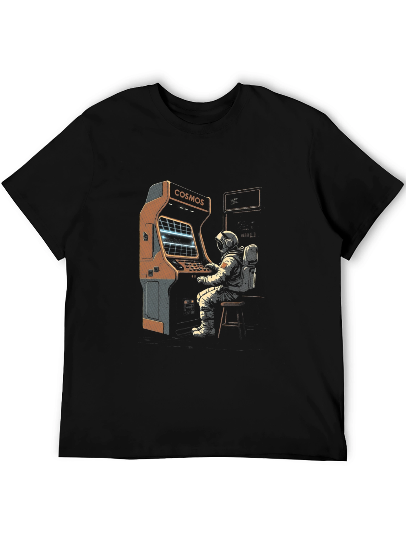 Cosmos Arcade Astronaut Black T-Shirt