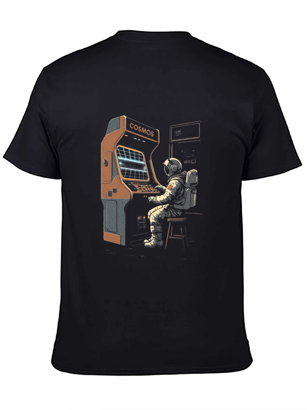 Cosmos Arcade Astronaut Black T-Shirt
