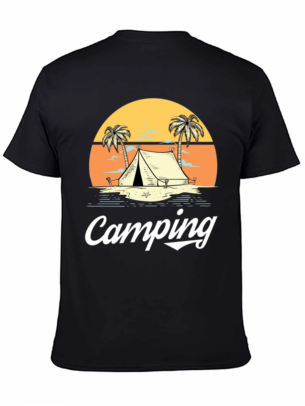 Camping Graphic Tee - Outdoor Adventure Shirt