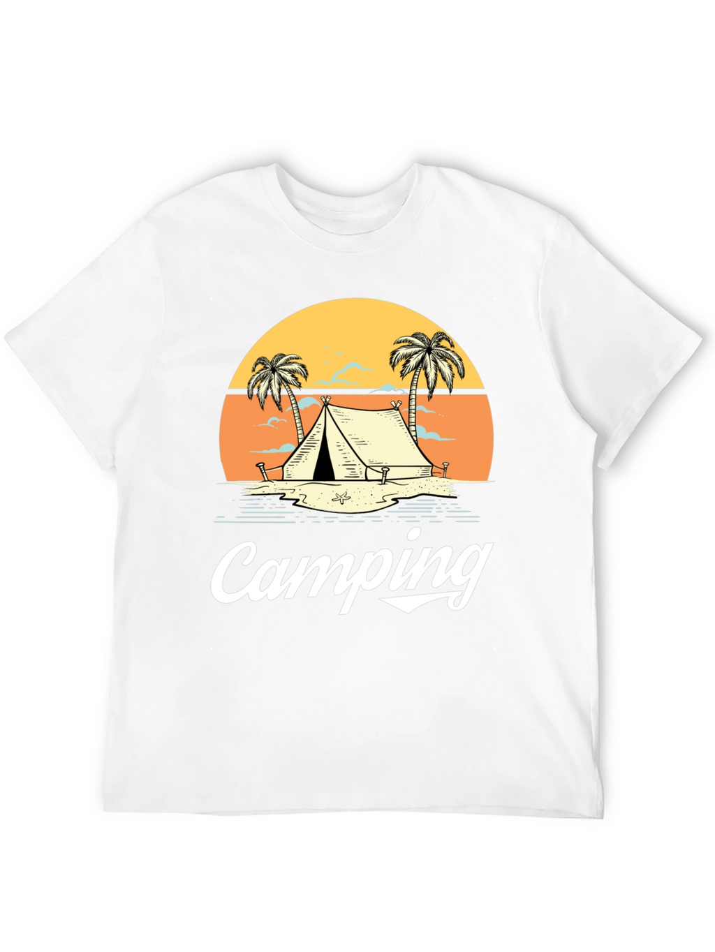 Camping Graphic Tee - Outdoor Adventure Shirt