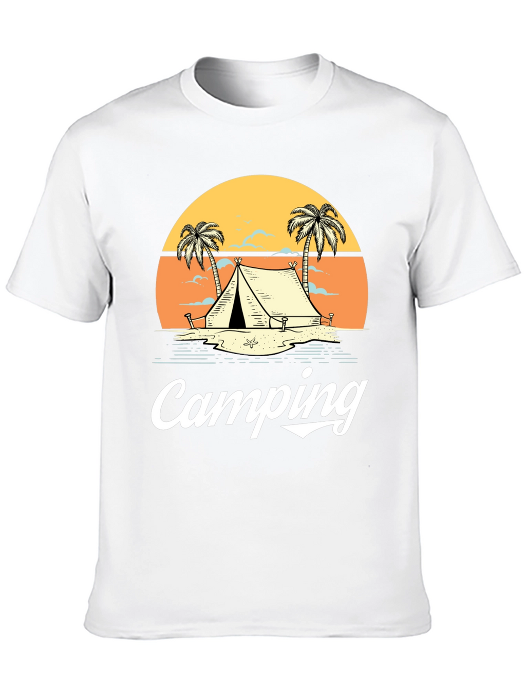 Camping Graphic Tee - Outdoor Adventure Shirt