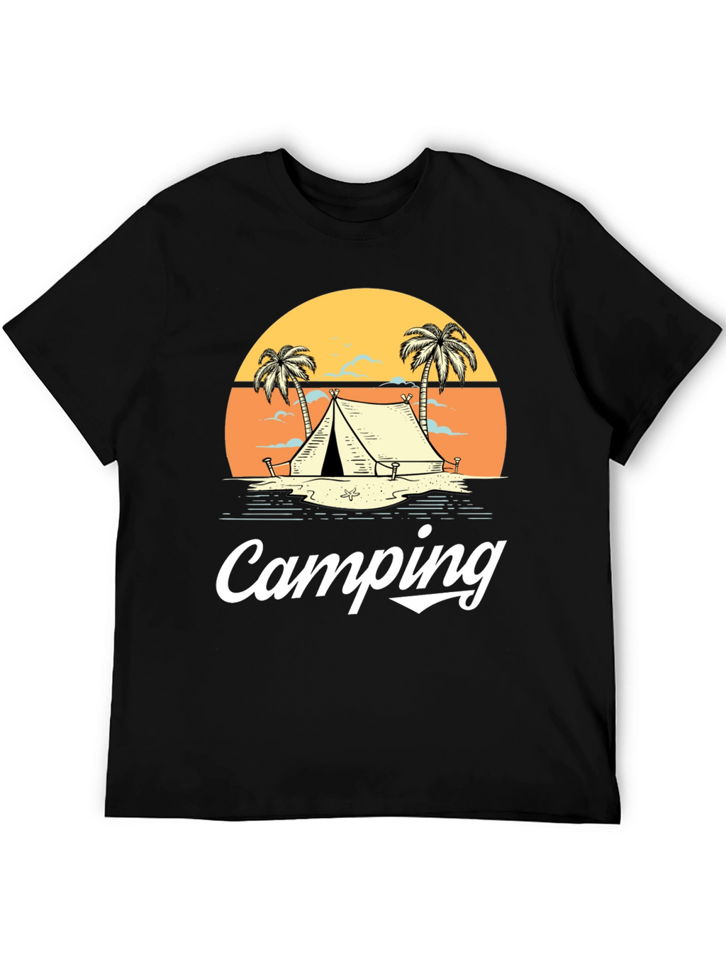 Camping Graphic Tee - Outdoor Adventure Shirt
